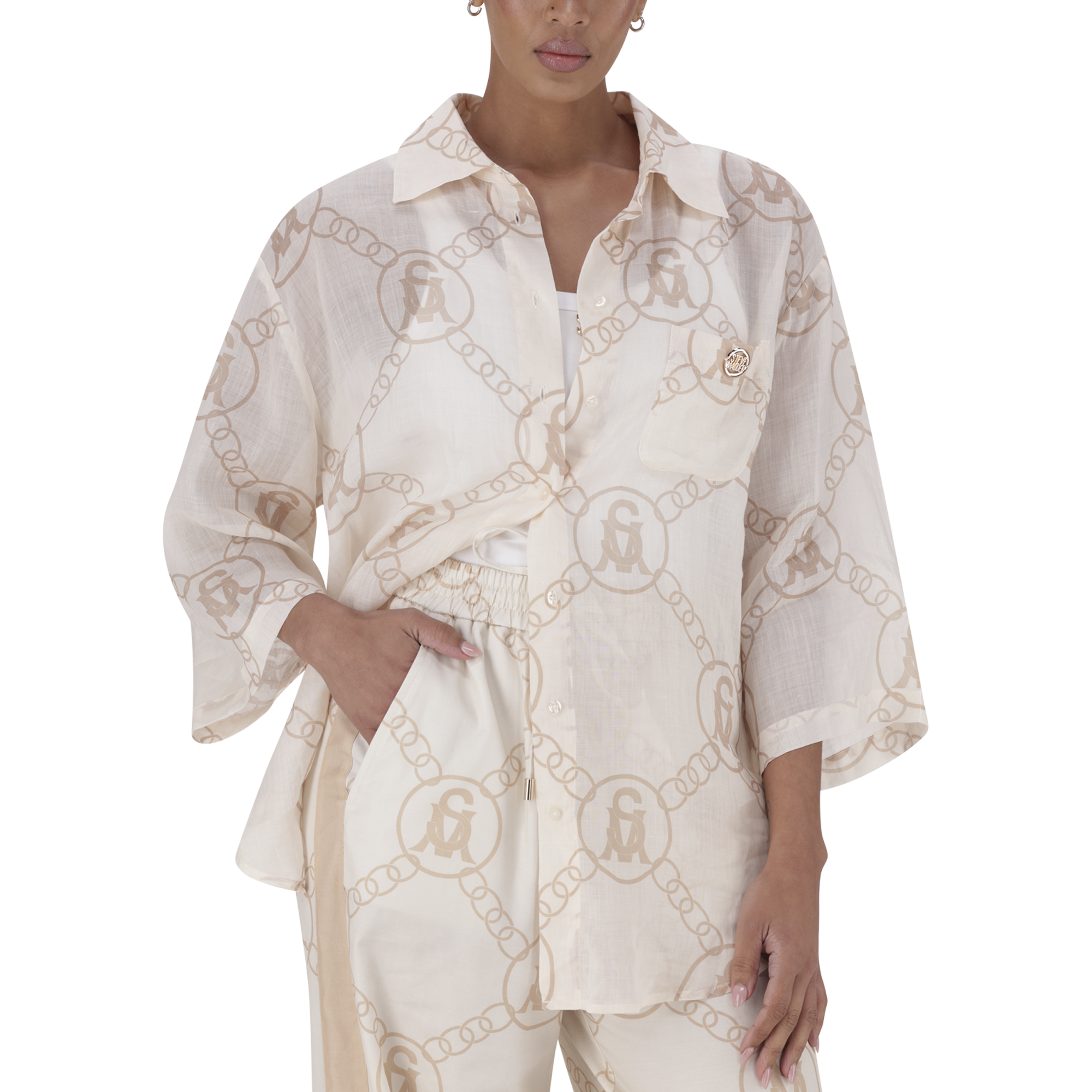 EDITH STONE OVERSIZED SHIRT