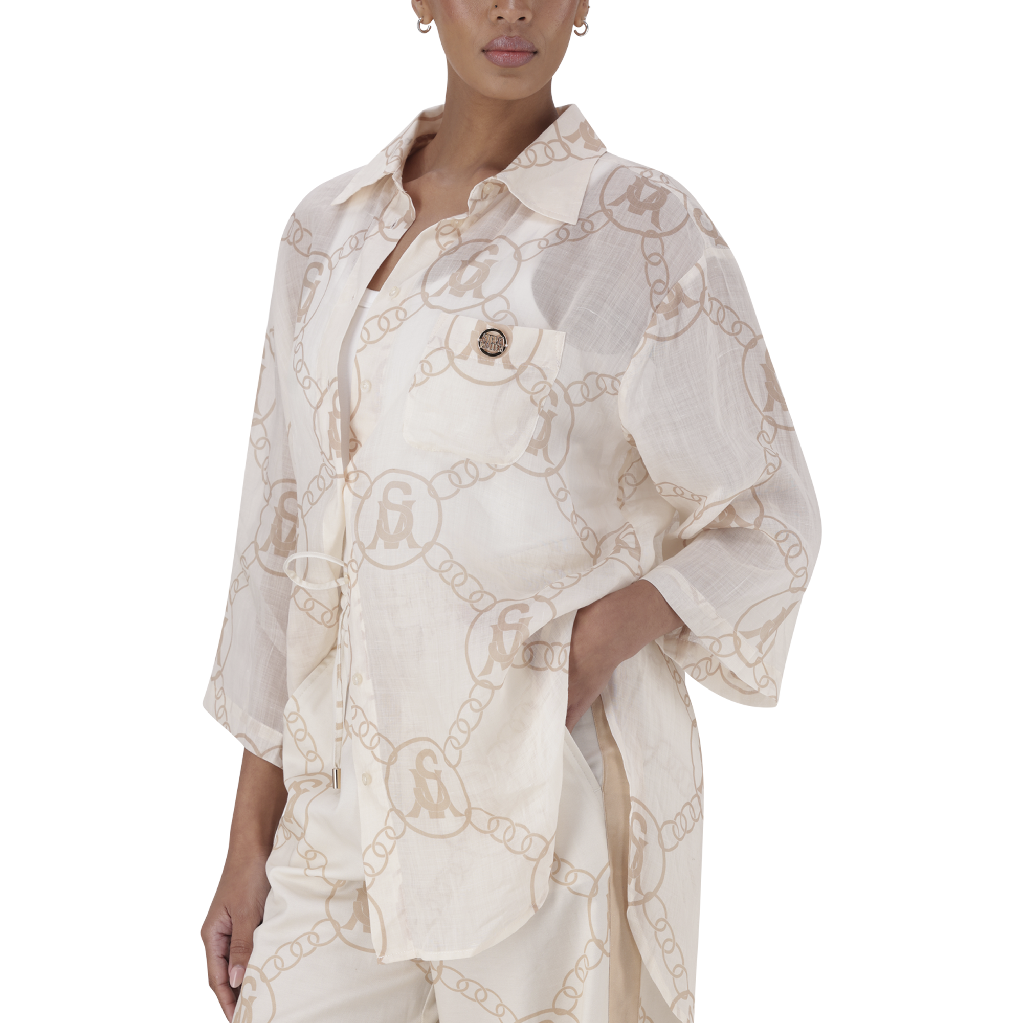 EDITH STONE OVERSIZED SHIRT