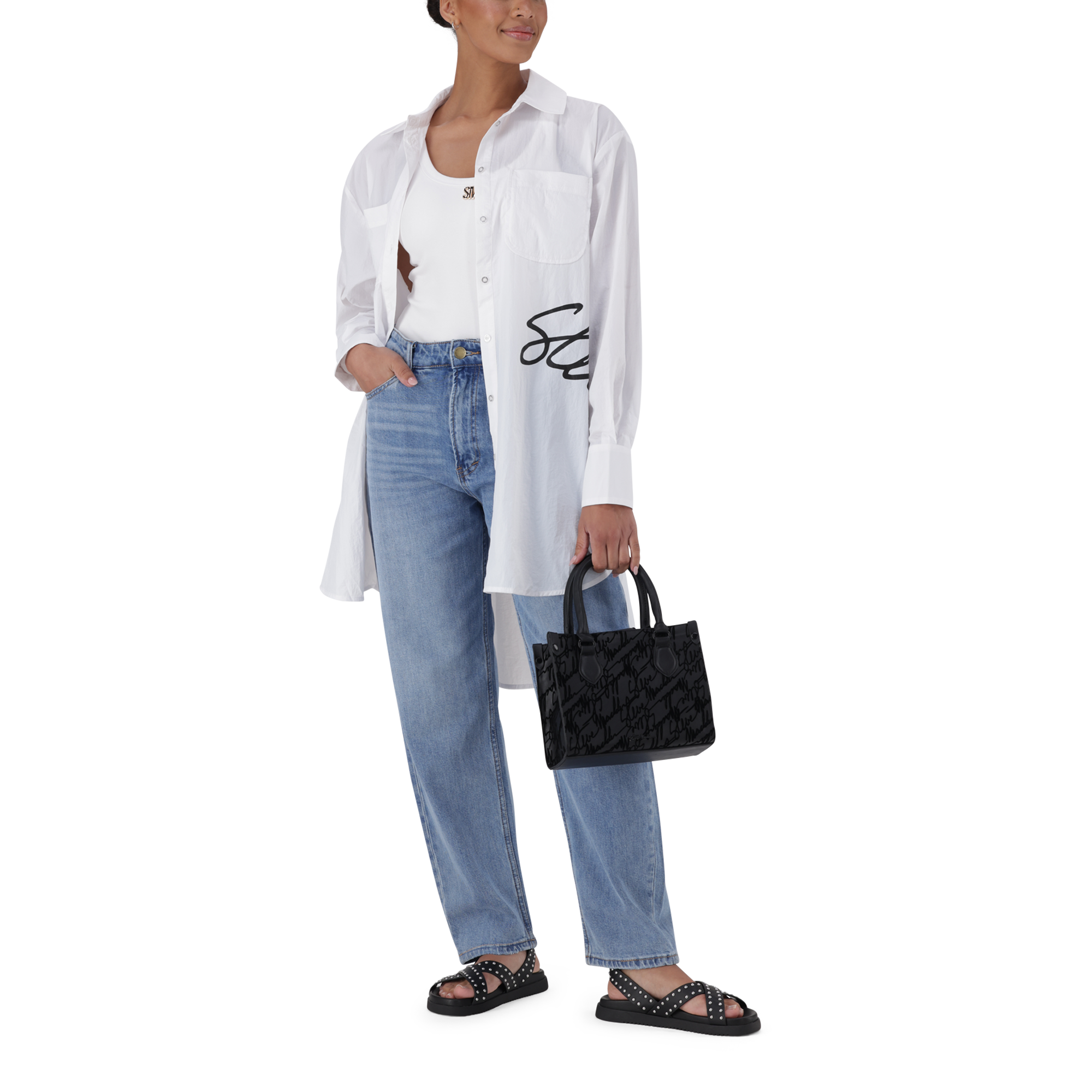 OPHELIA WHITE OVERSIZED SHIRT