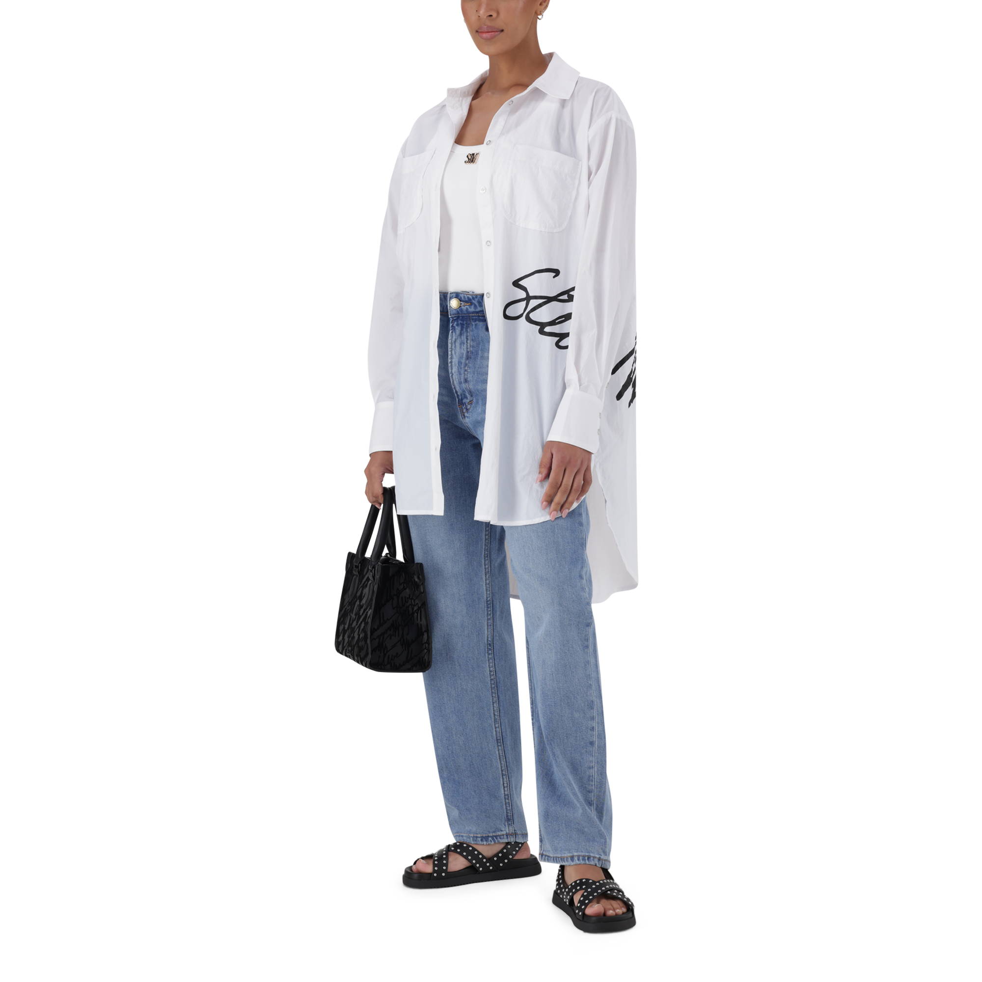 OPHELIA WHITE OVERSIZED SHIRT