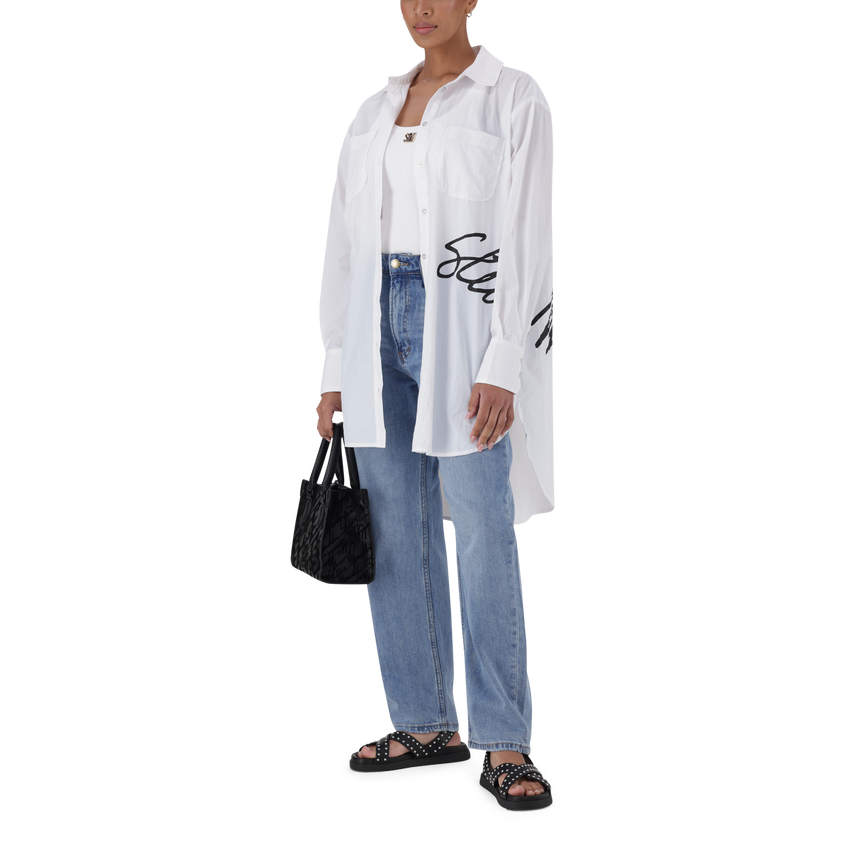 OPHELIA WHITE OVERSIZED SHIRT