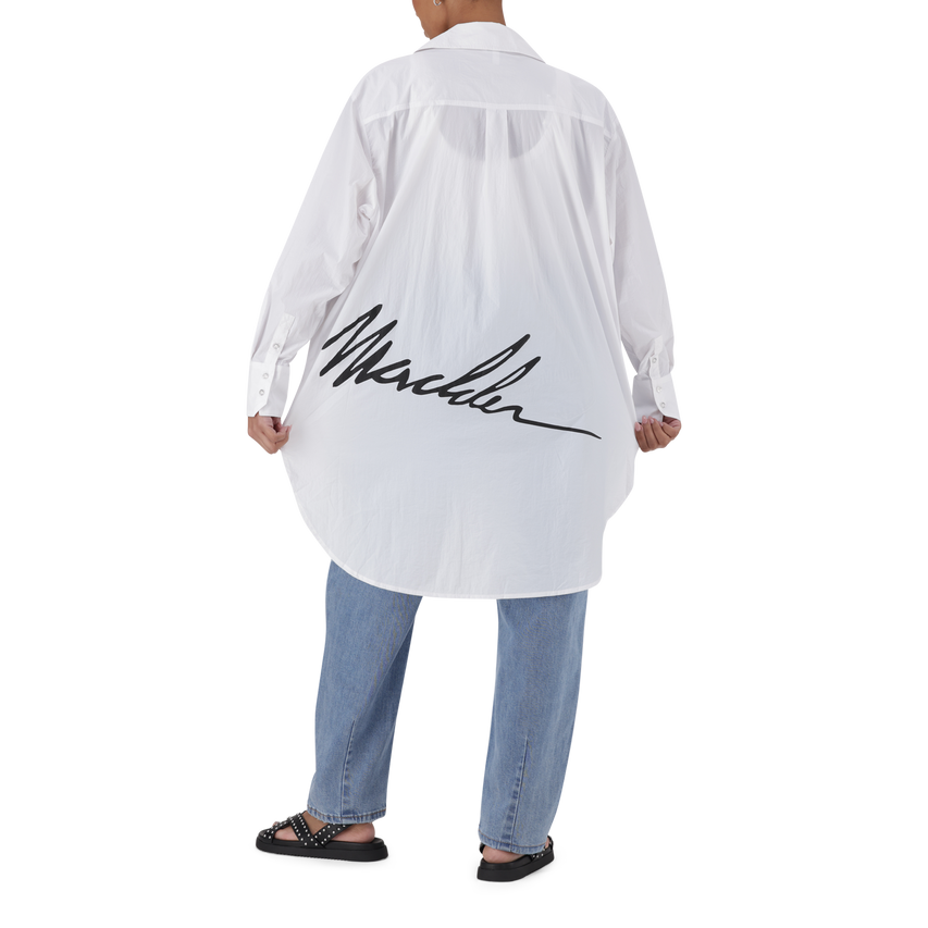 OPHELIA WHITE OVERSIZED SHIRT