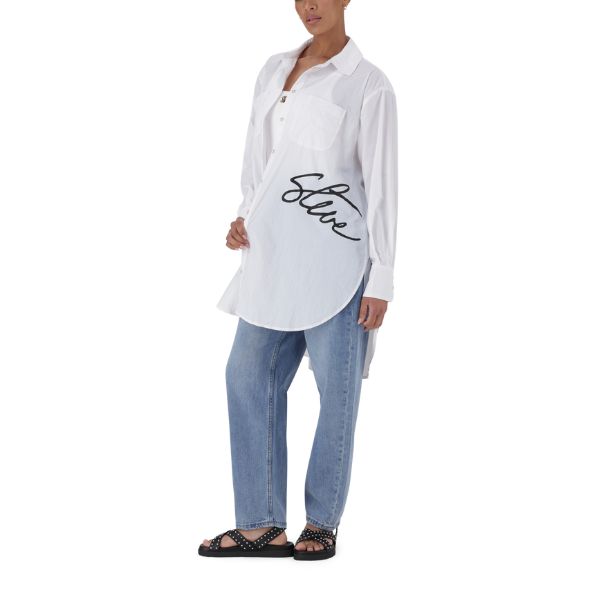 OPHELIA WHITE OVERSIZED SHIRT