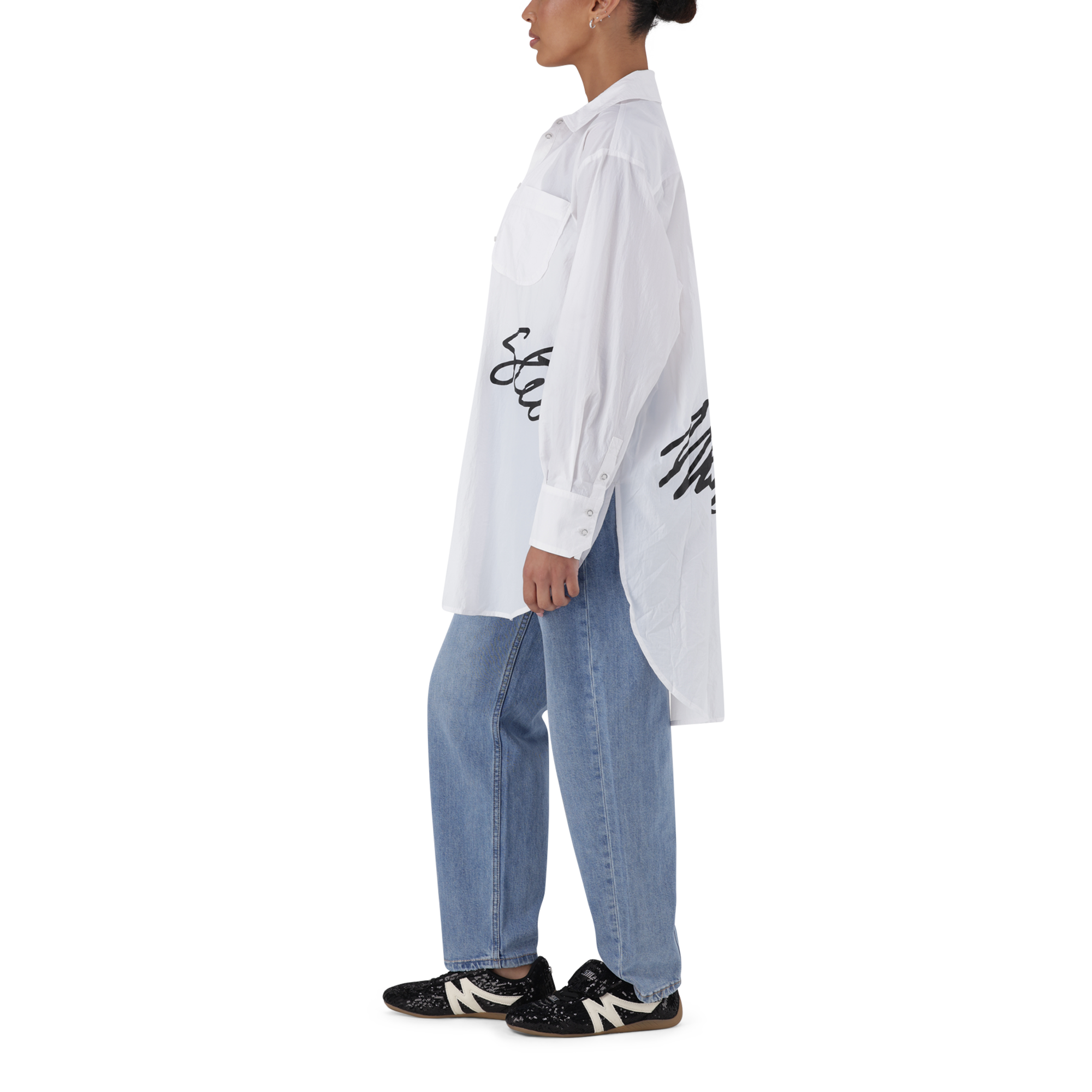 OPHELIA WHITE OVERSIZED SHIRT