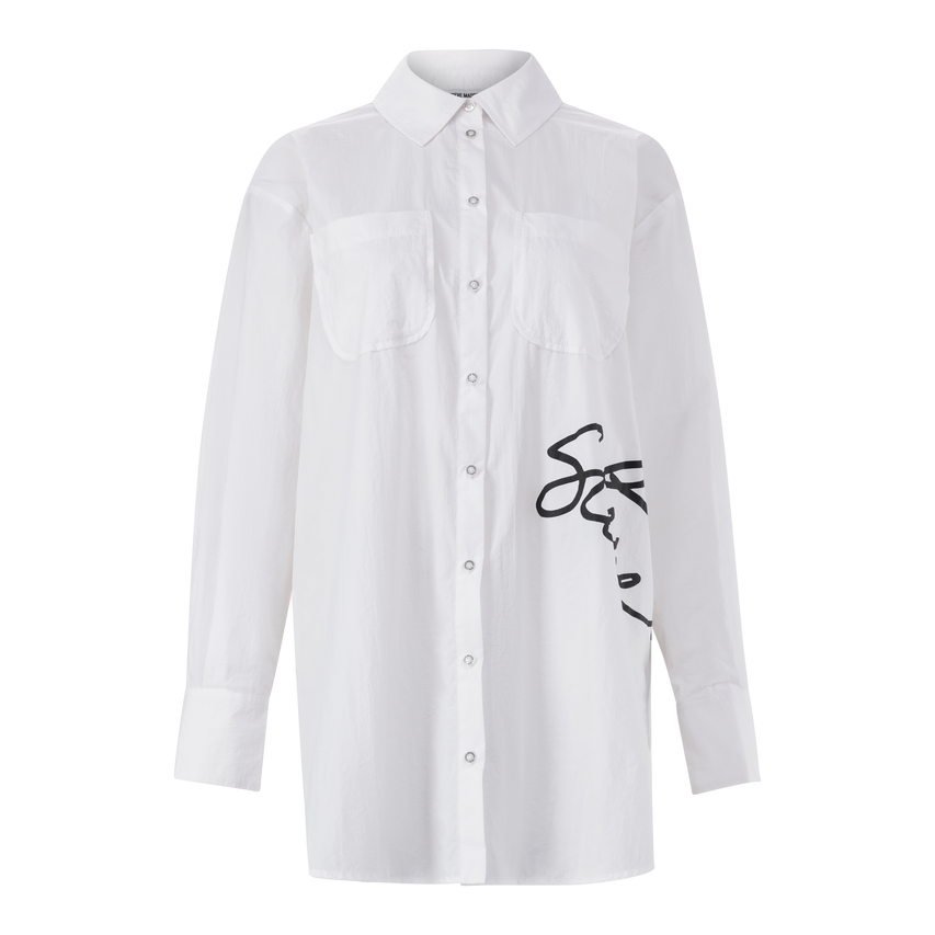 OPHELIA WHITE OVERSIZED SHIRT