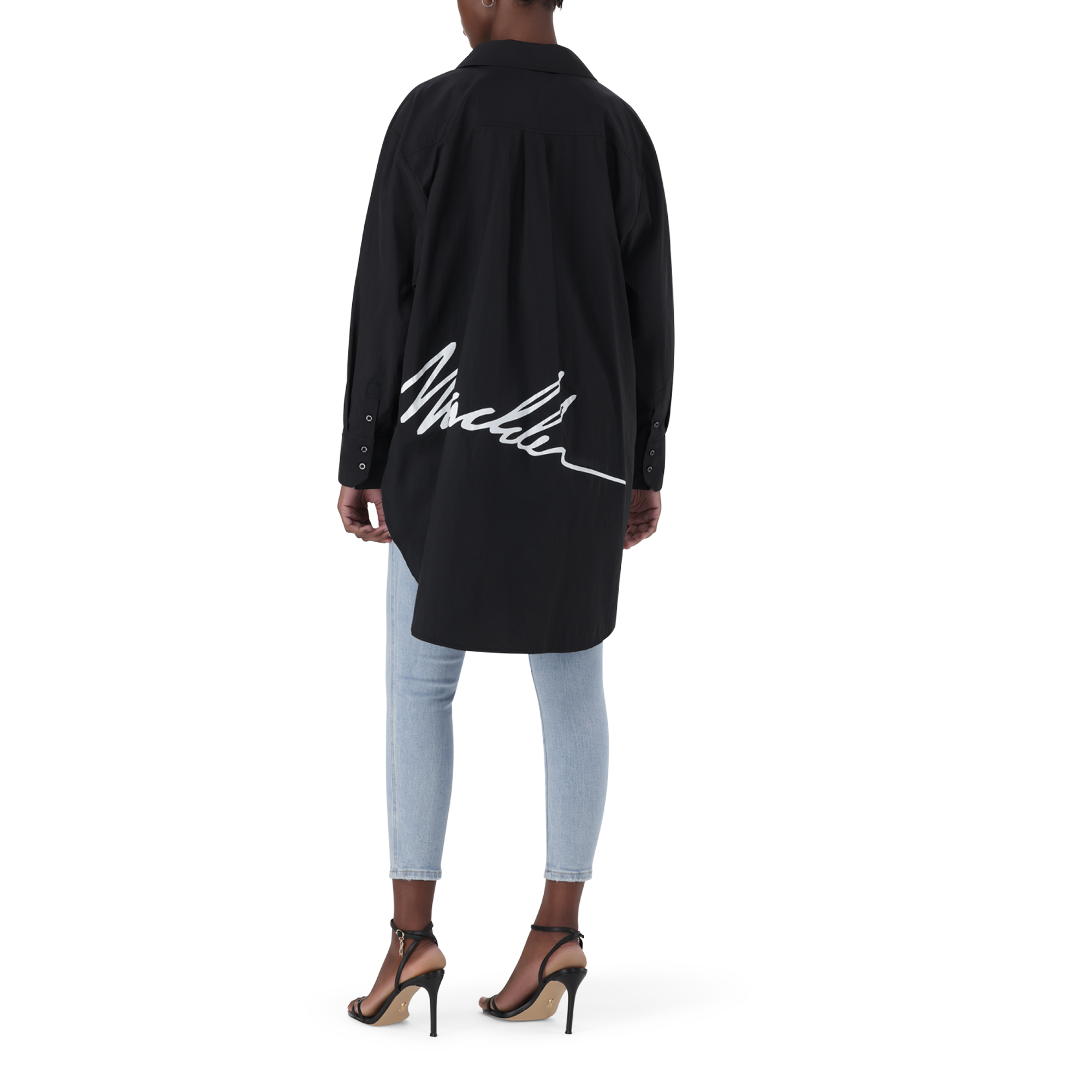 OPHELIA BLACK OVERSIZED SHIRT