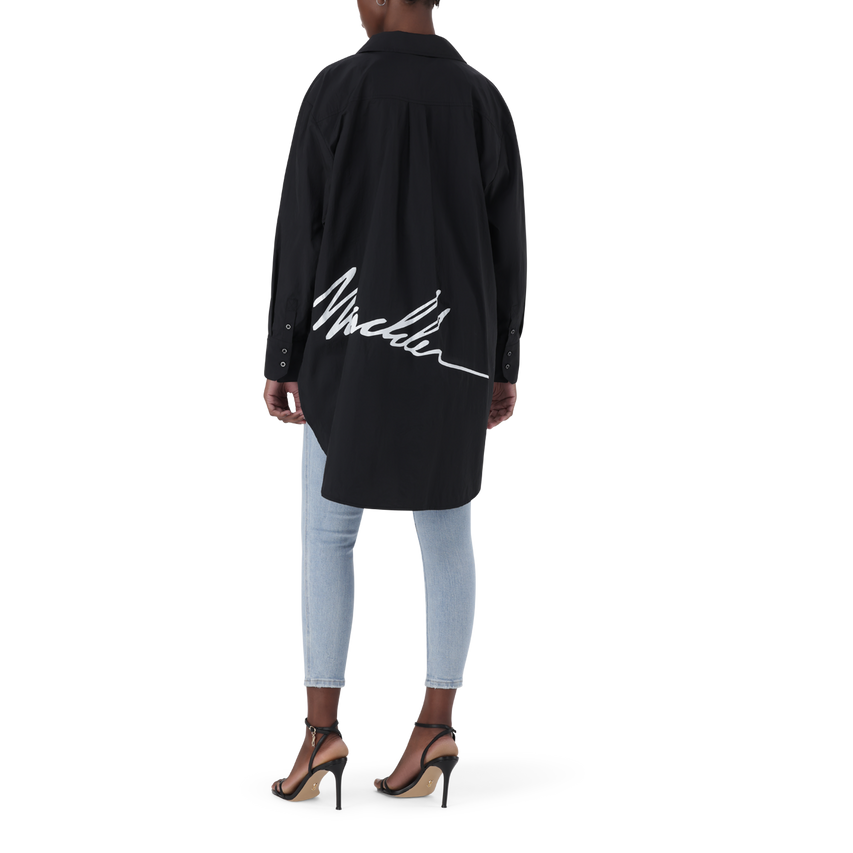 OPHELIA BLACK OVERSIZED SHIRT