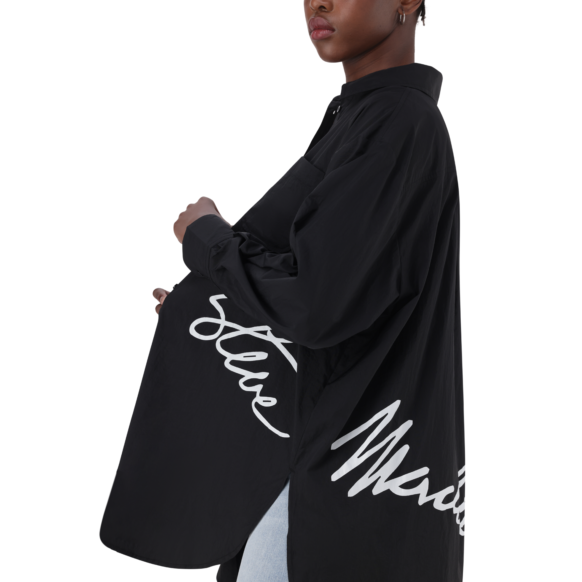 OPHELIA BLACK OVERSIZED SHIRT