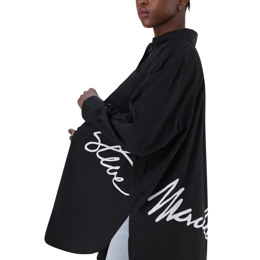 OPHELIA BLACK OVERSIZED SHIRT