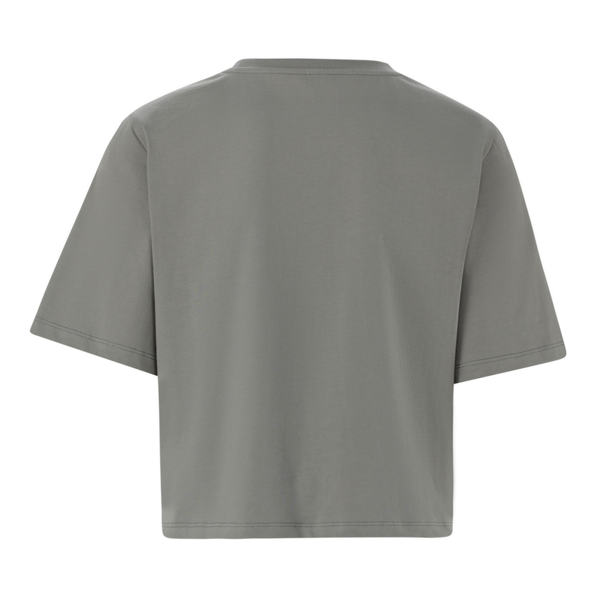 BRIANNA FATIGUE BOXY SPARKLE LOGO T-SHIRT