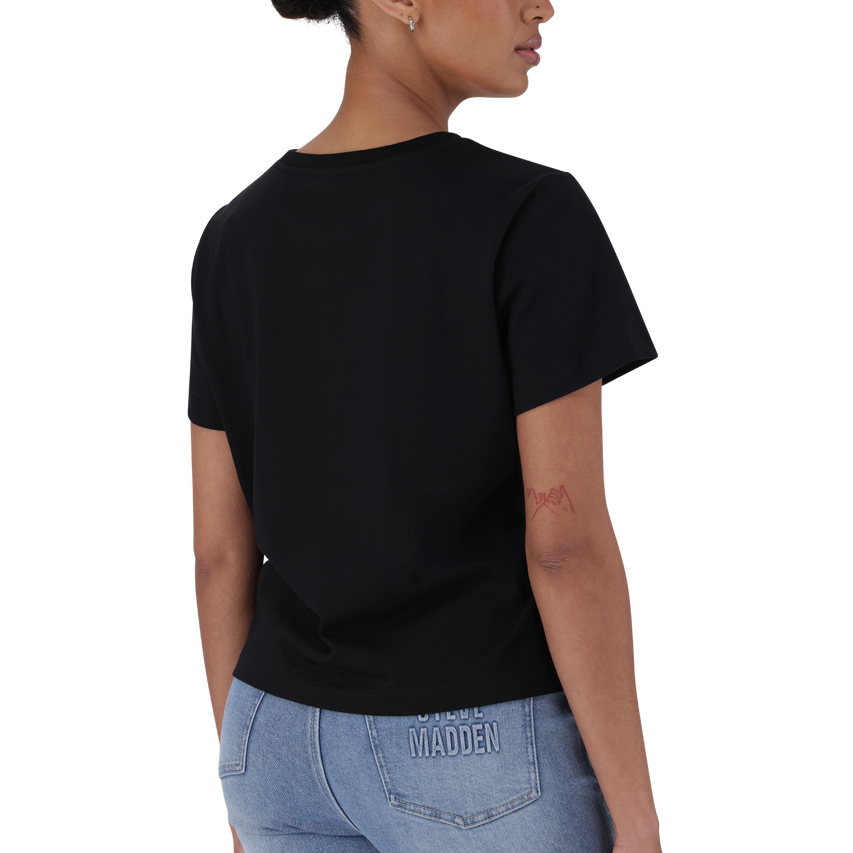 HAZEL BLACK HEART T-SHIRT WITH POPPERS