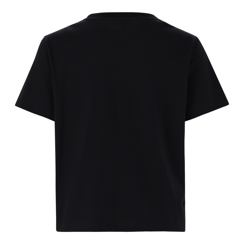 HAZEL BLACK HEART T-SHIRT WITH POPPERS