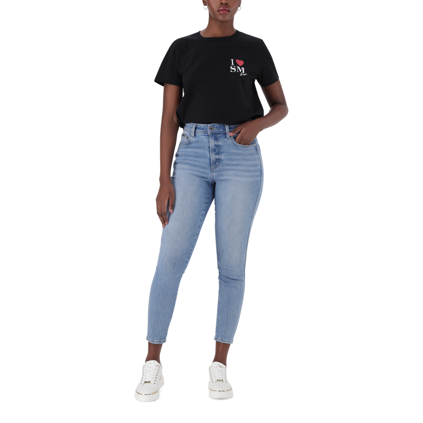 MIA BLACK REGULAR FIT T-SHIRT