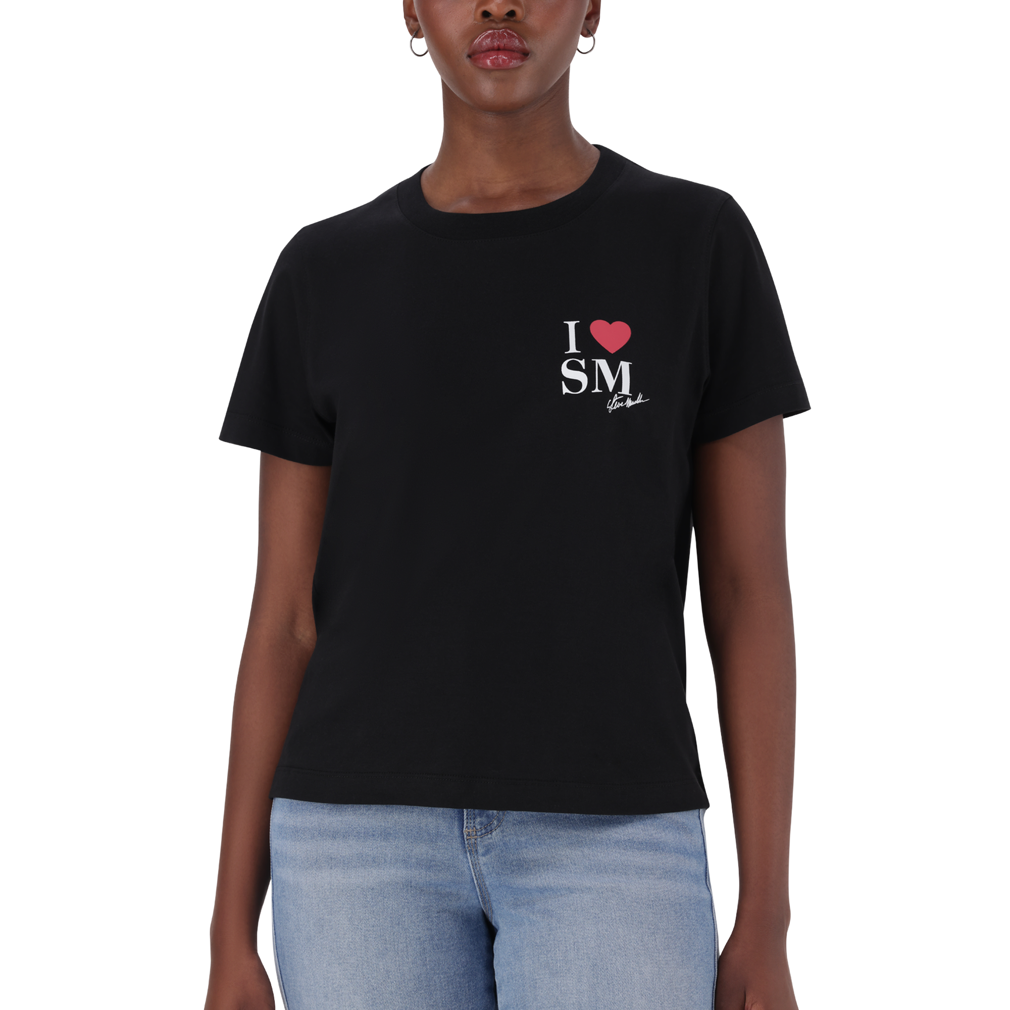MIA BLACK REGULAR FIT T-SHIRT
