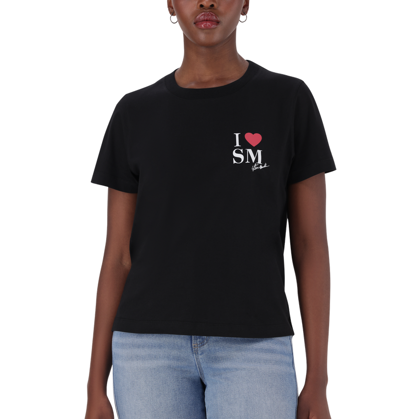 MIA BLACK REGULAR FIT T-SHIRT