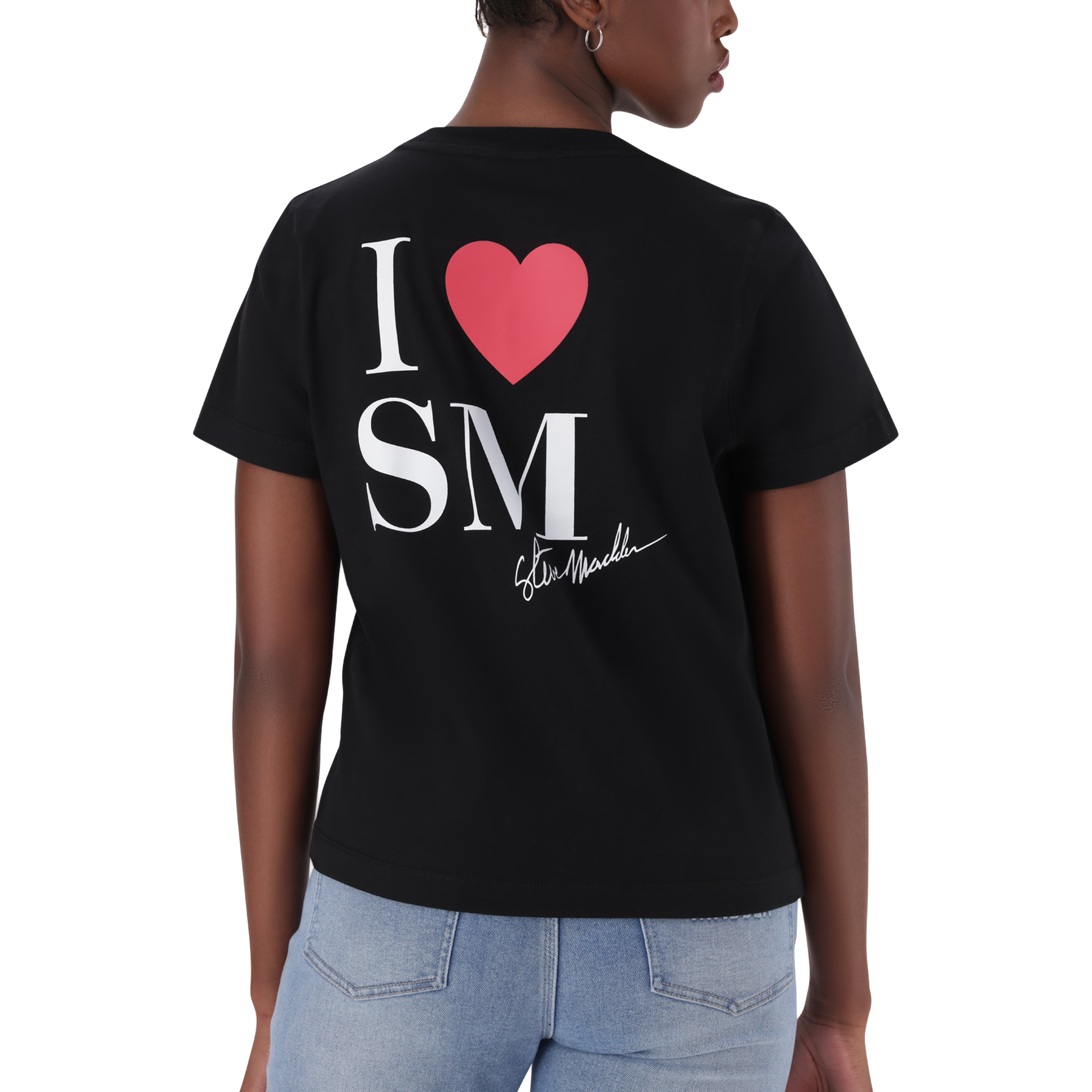 MIA BLACK REGULAR FIT T-SHIRT