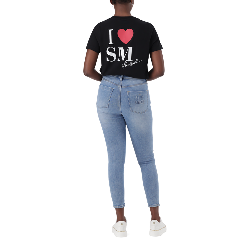 MIA BLACK REGULAR FIT T-SHIRT