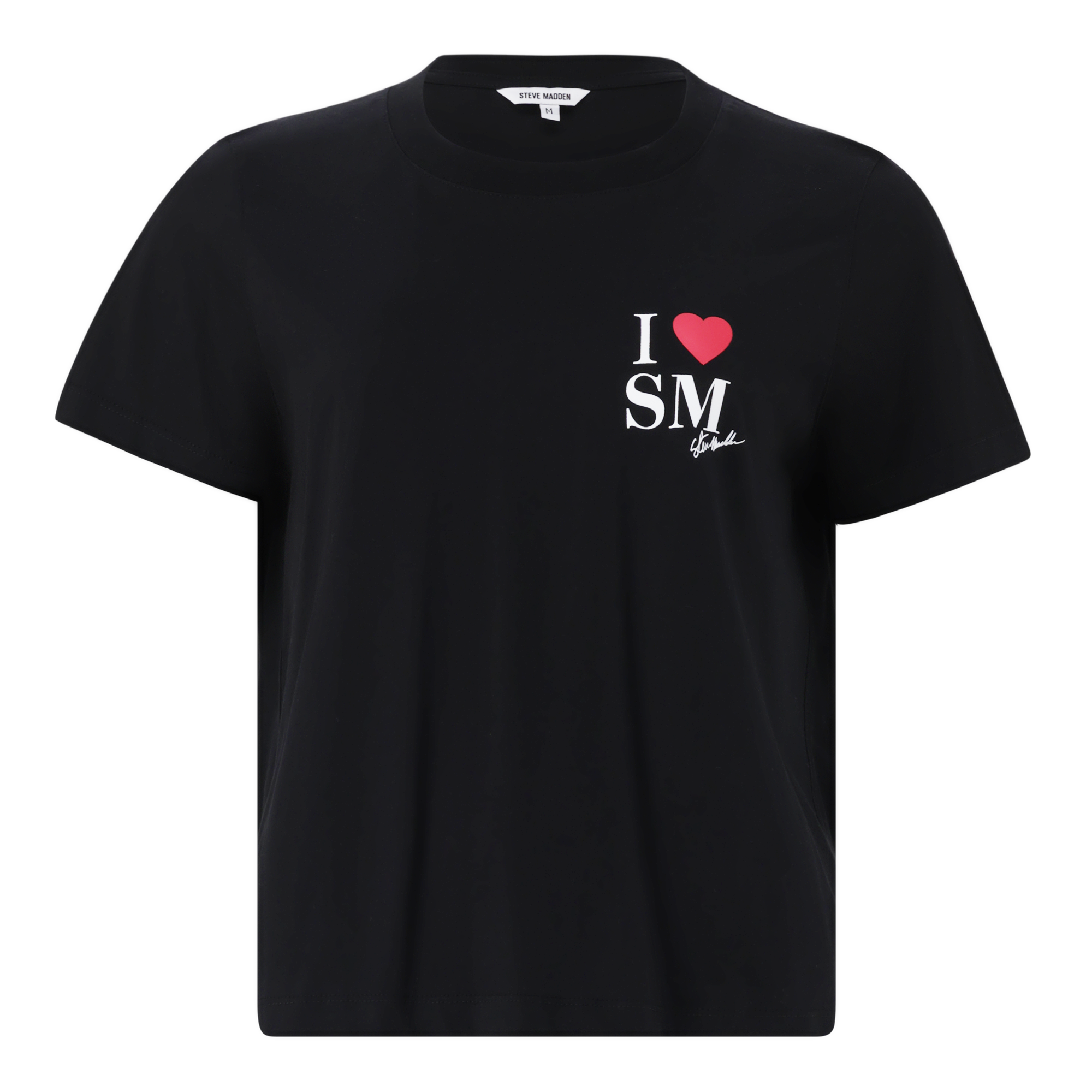 MIA BLACK REGULAR FIT T-SHIRT