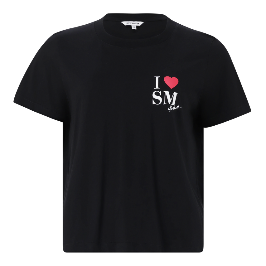 MIA BLACK REGULAR FIT T-SHIRT