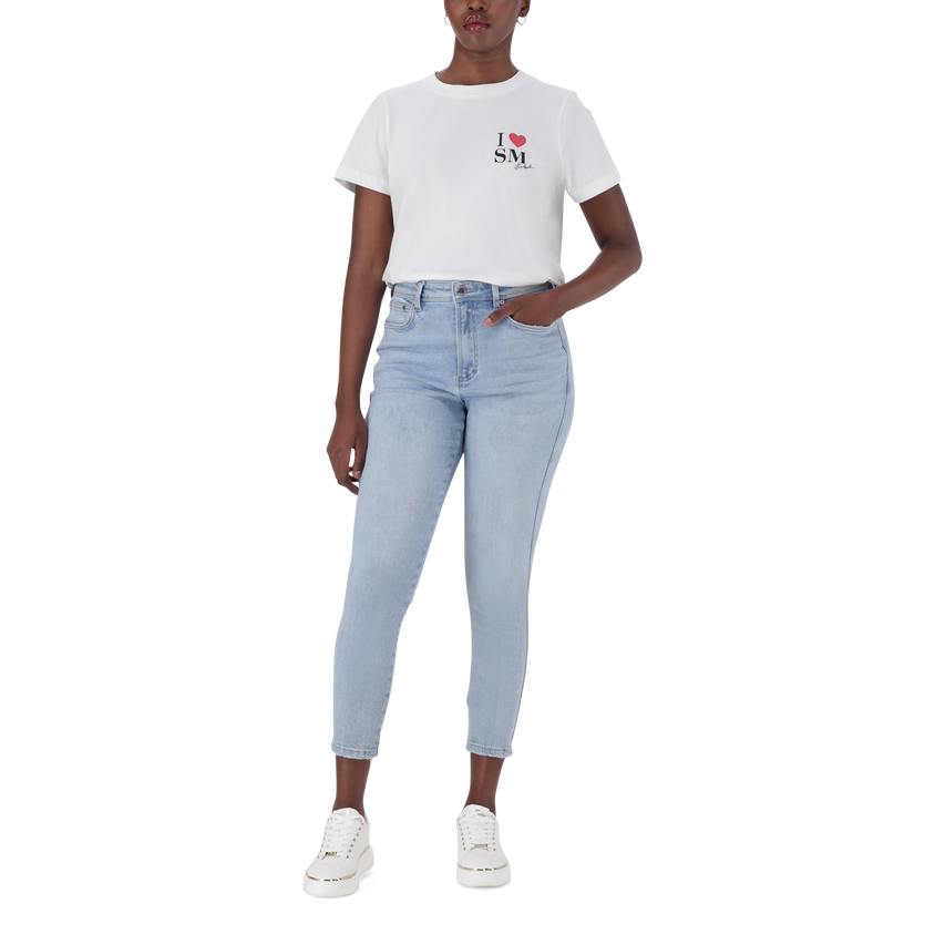 MIA WHITE REGULAR FIT T-SHIRT