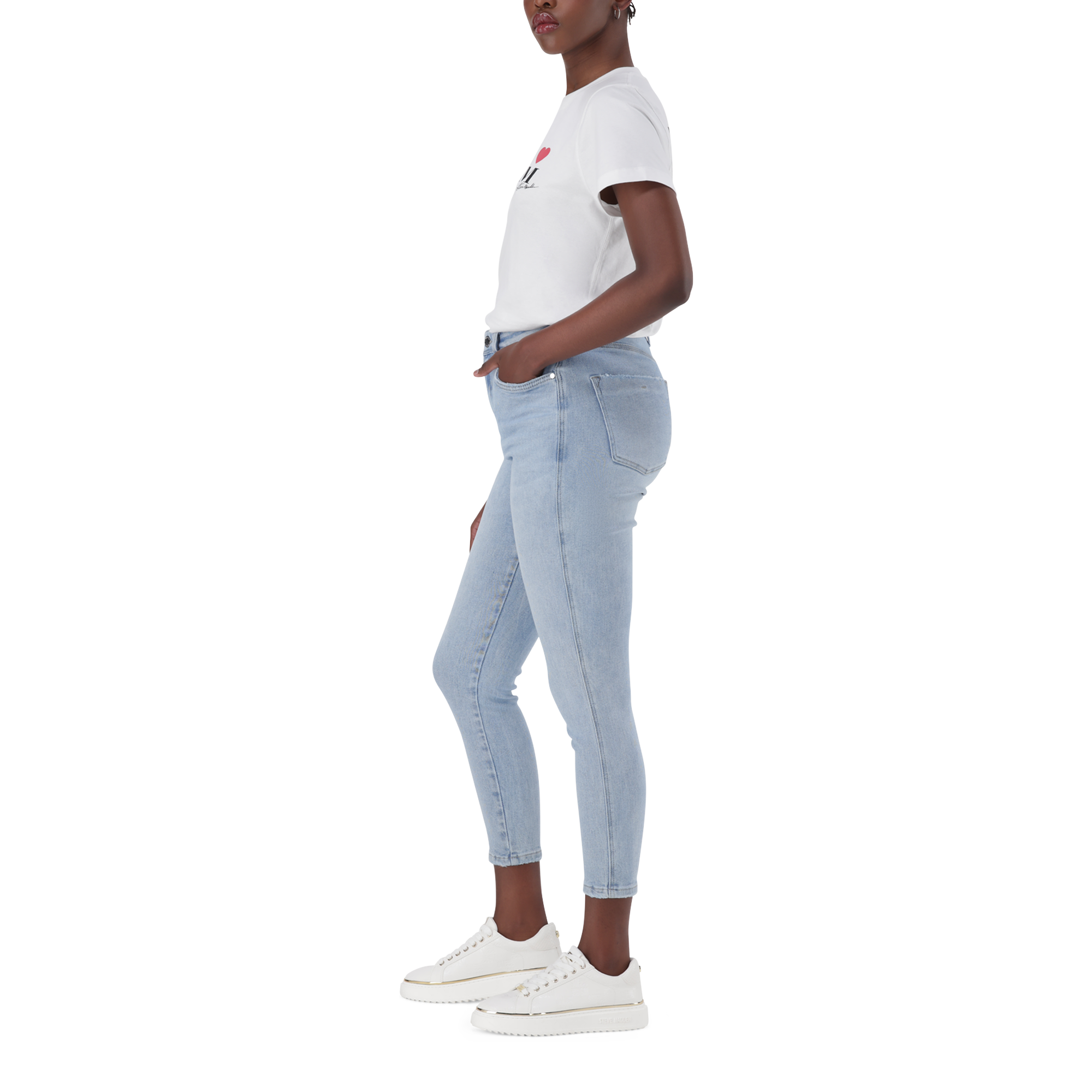 MIA WHITE REGULAR FIT T-SHIRT