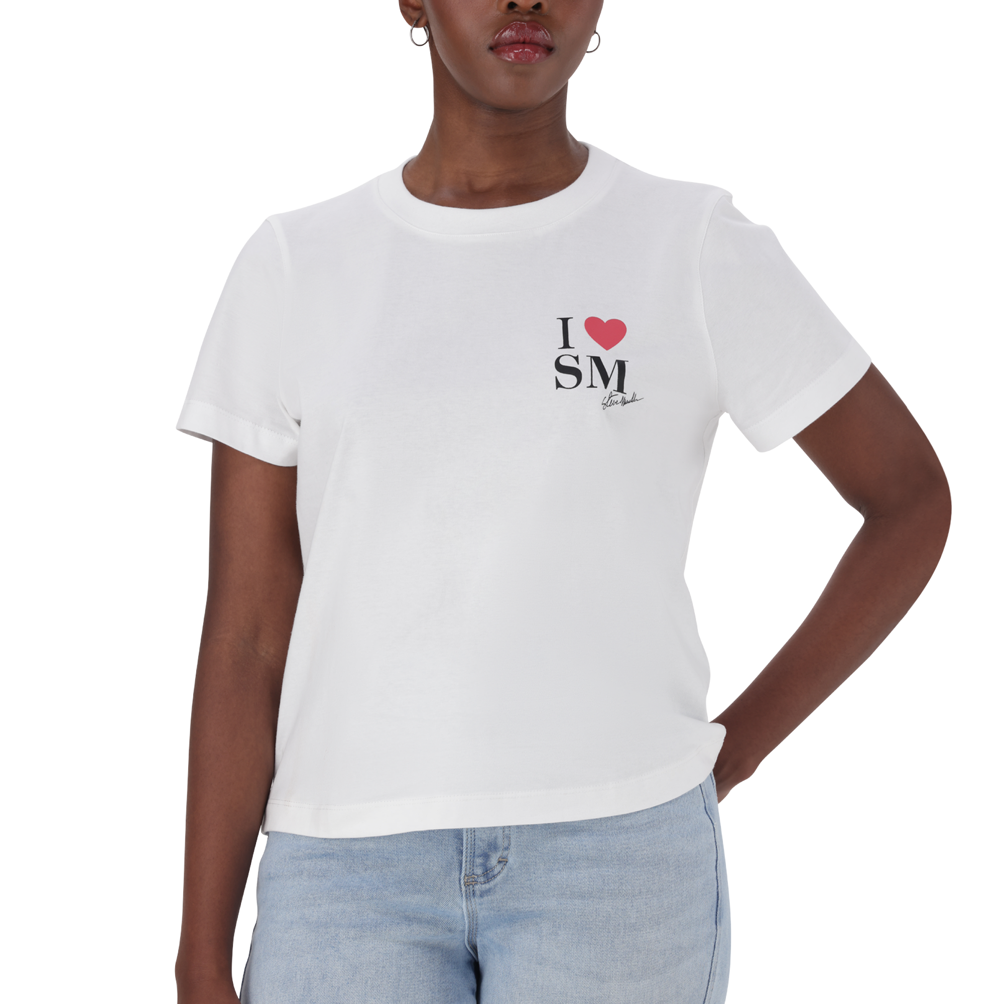 MIA WHITE REGULAR FIT T-SHIRT