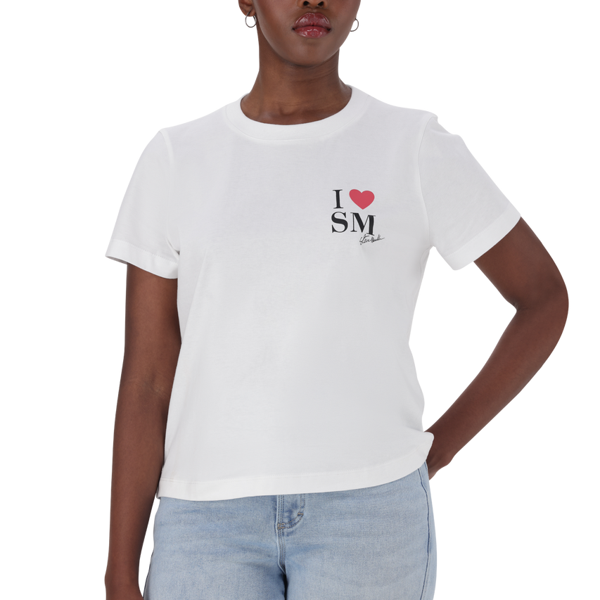 MIA WHITE REGULAR FIT T-SHIRT