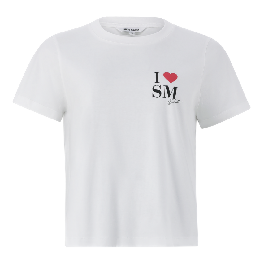 MIA WHITE REGULAR FIT T-SHIRT