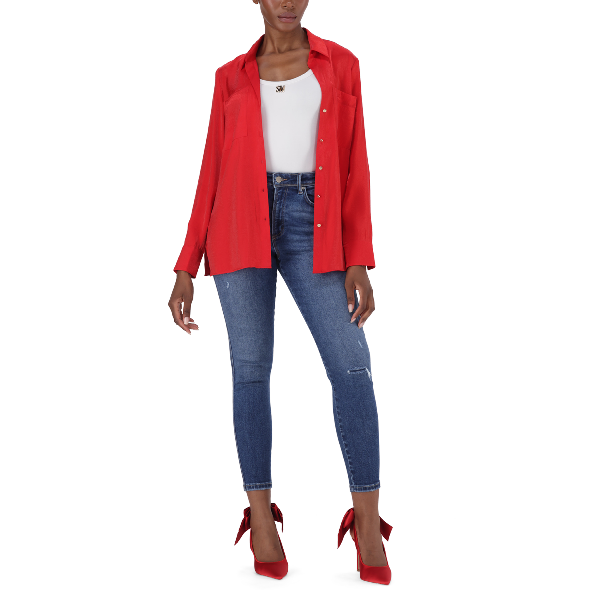 KIMORA RED REGULAR SHIRT