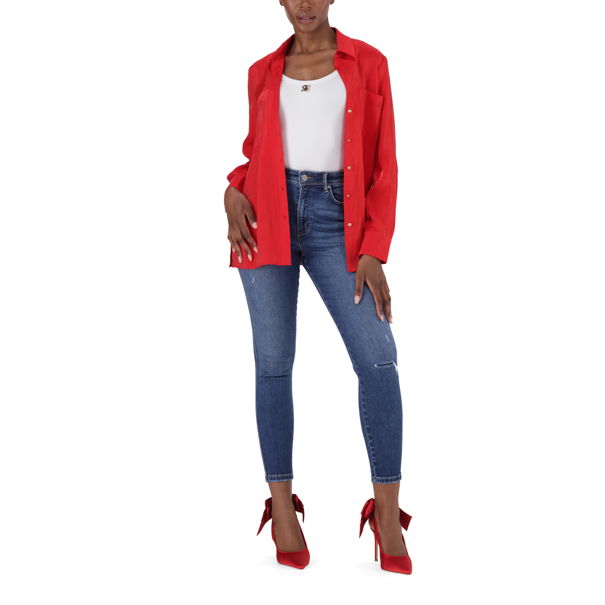 KIMORA RED REGULAR SHIRT