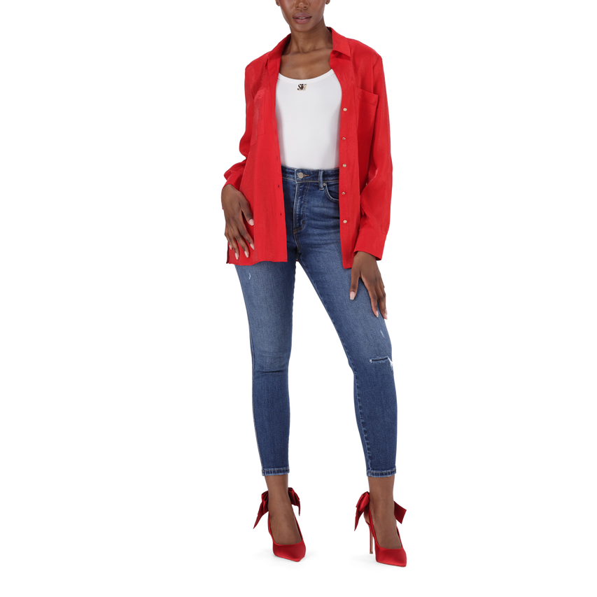 KIMORA RED REGULAR SHIRT