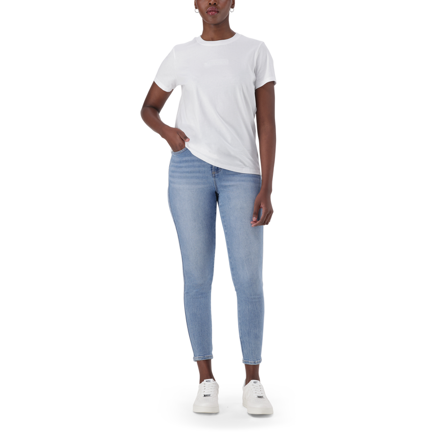 RITA WHITE CLASSIC CREW NECK T-SHIRT