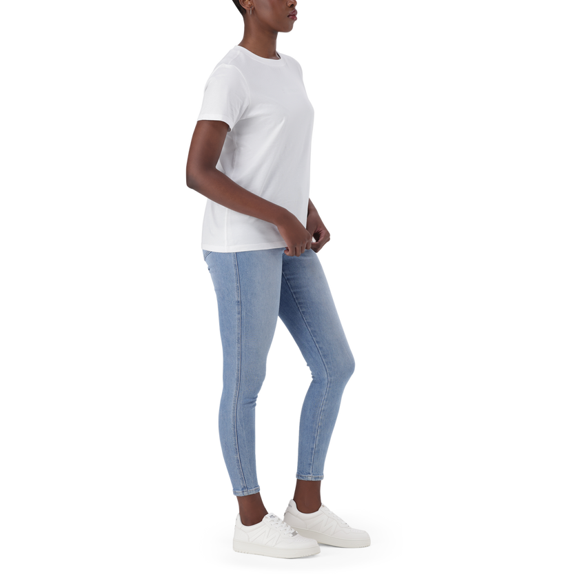 RITA WHITE CLASSIC CREW NECK T-SHIRT