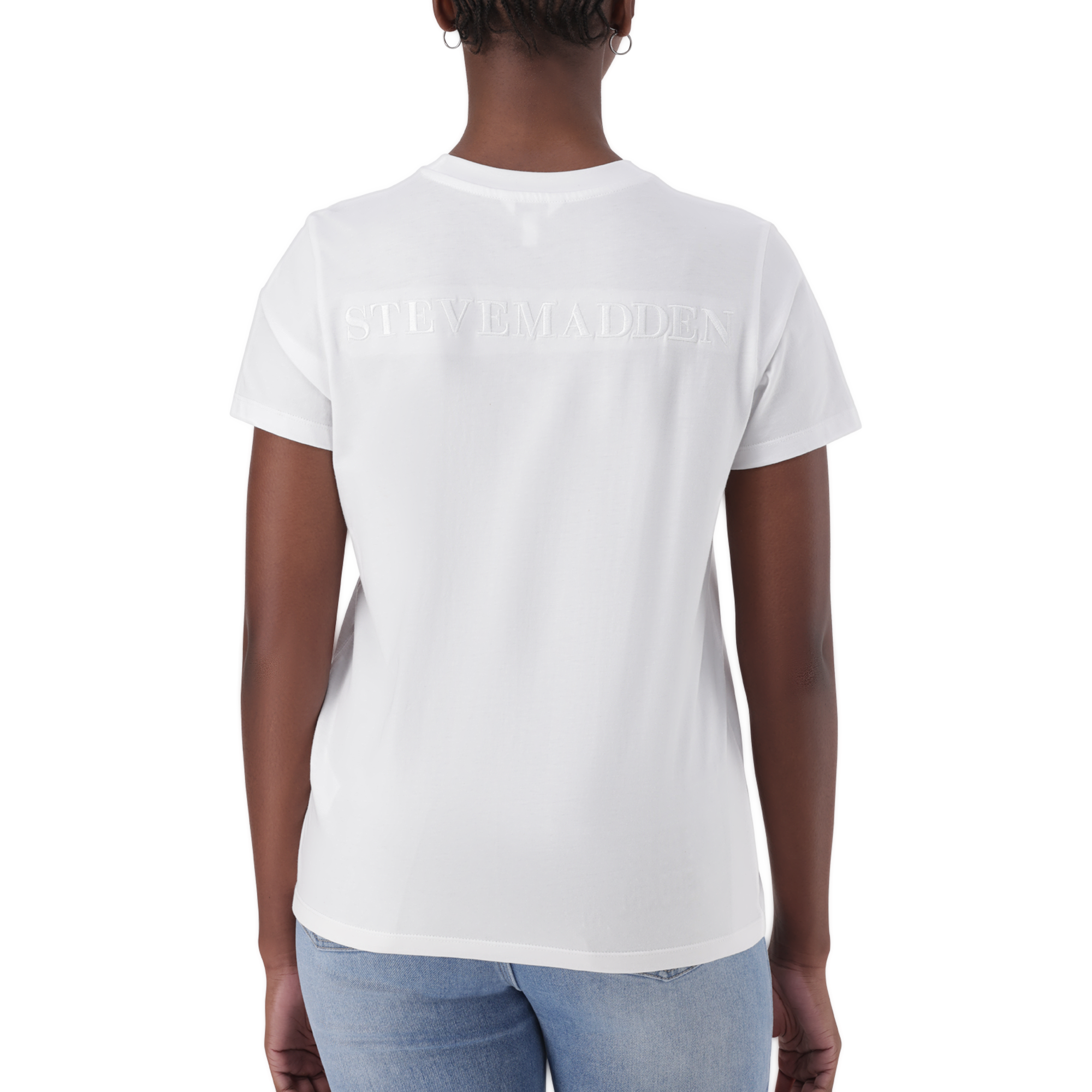 RITA WHITE CLASSIC CREW NECK T-SHIRT