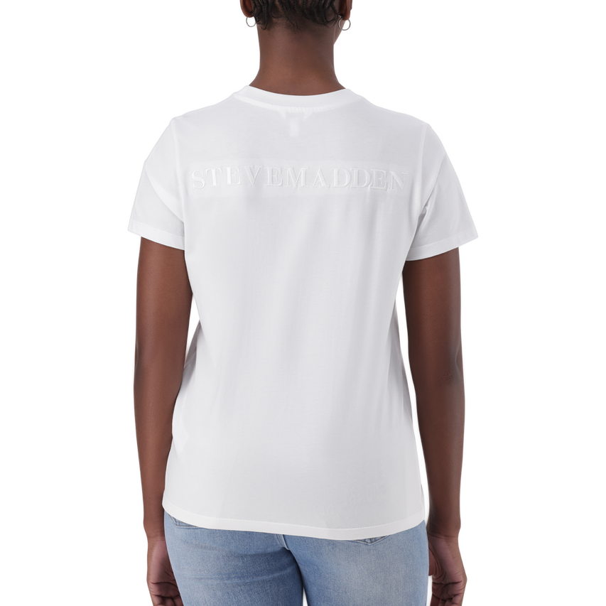 RITA WHITE CLASSIC CREW NECK T-SHIRT