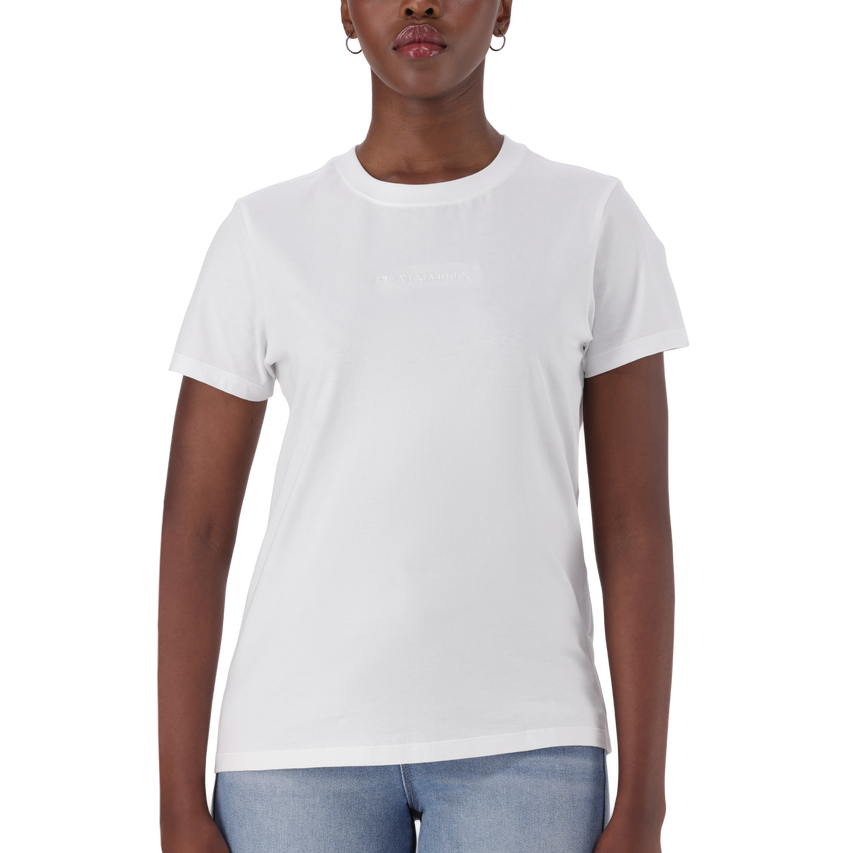 RITA WHITE CLASSIC CREW NECK T-SHIRT