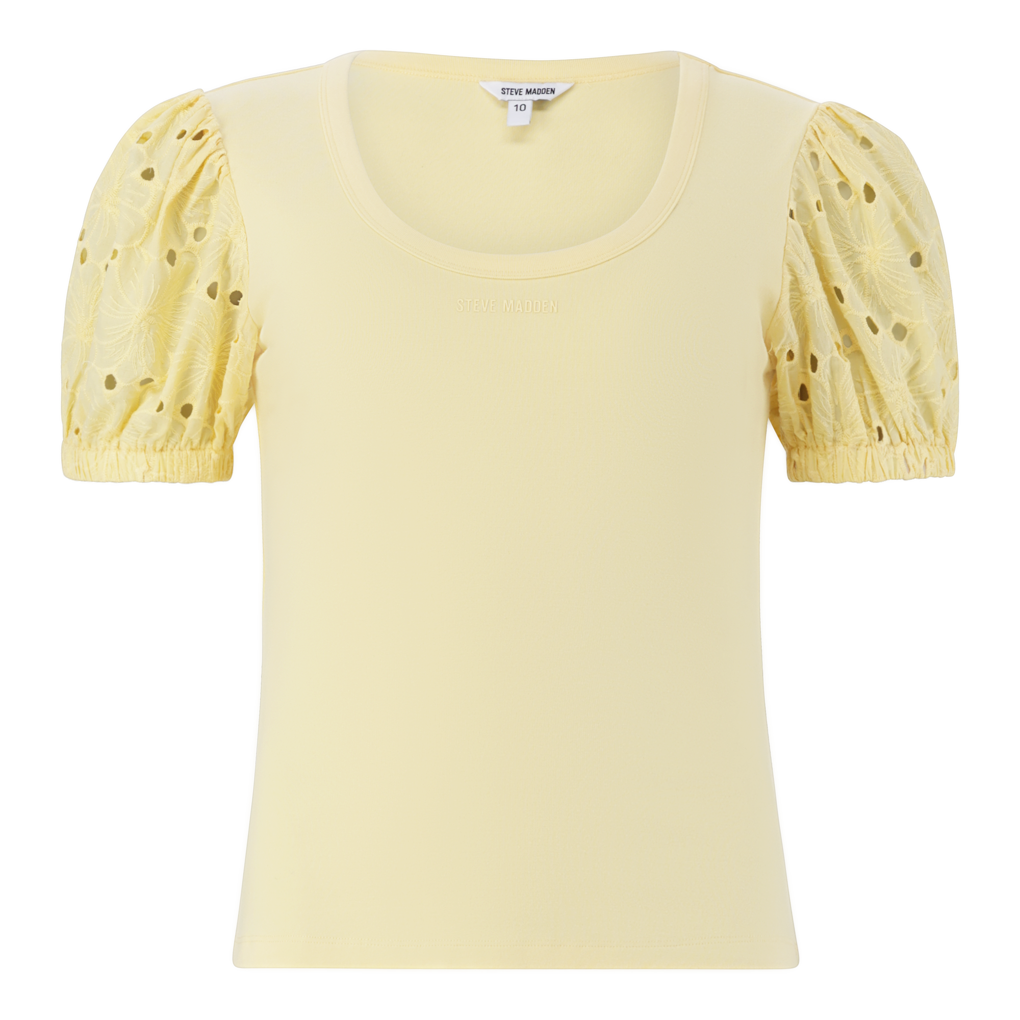CELINE LEMON PUFF SLEEVE TOP