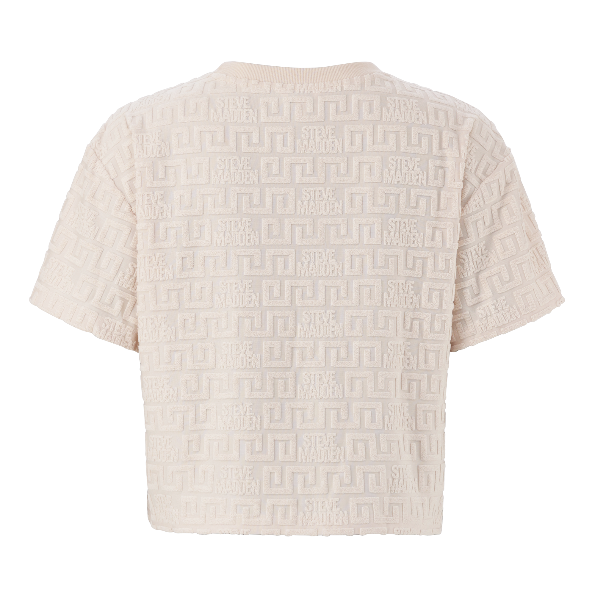 AYAAN STONE EMBOSSED LOGO TOP