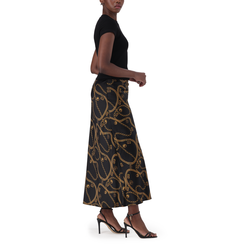 KENDALL BLACK SHORT SLEEVE TOP