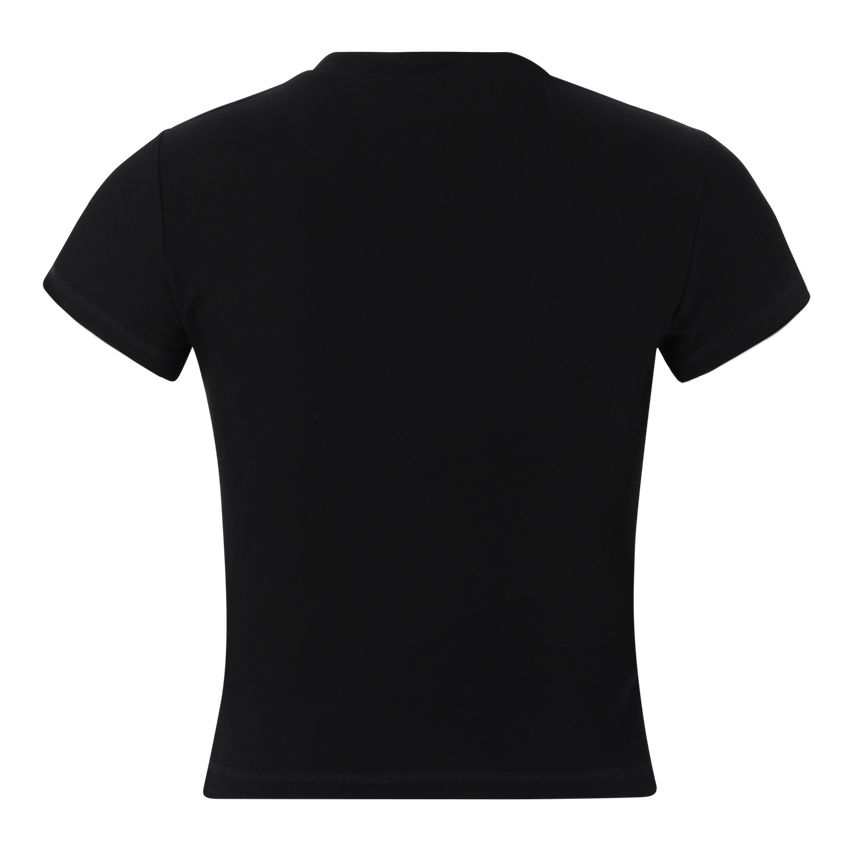 KENDALL BLACK SHORT SLEEVE TOP