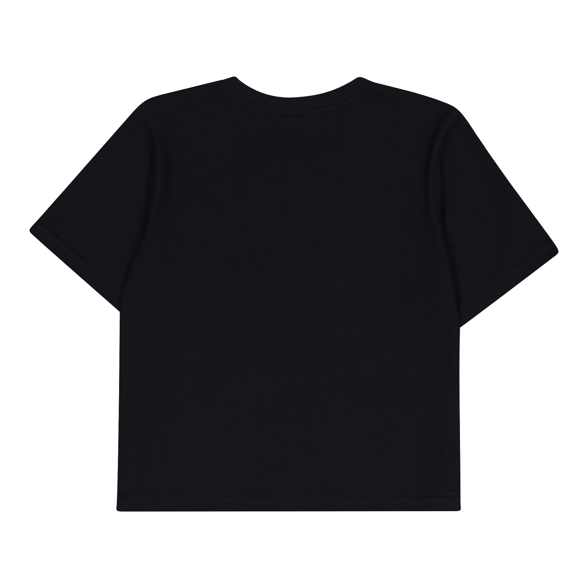 THERESA BLACK REGULAR T-SHIRT WITH CHAIN CHARM