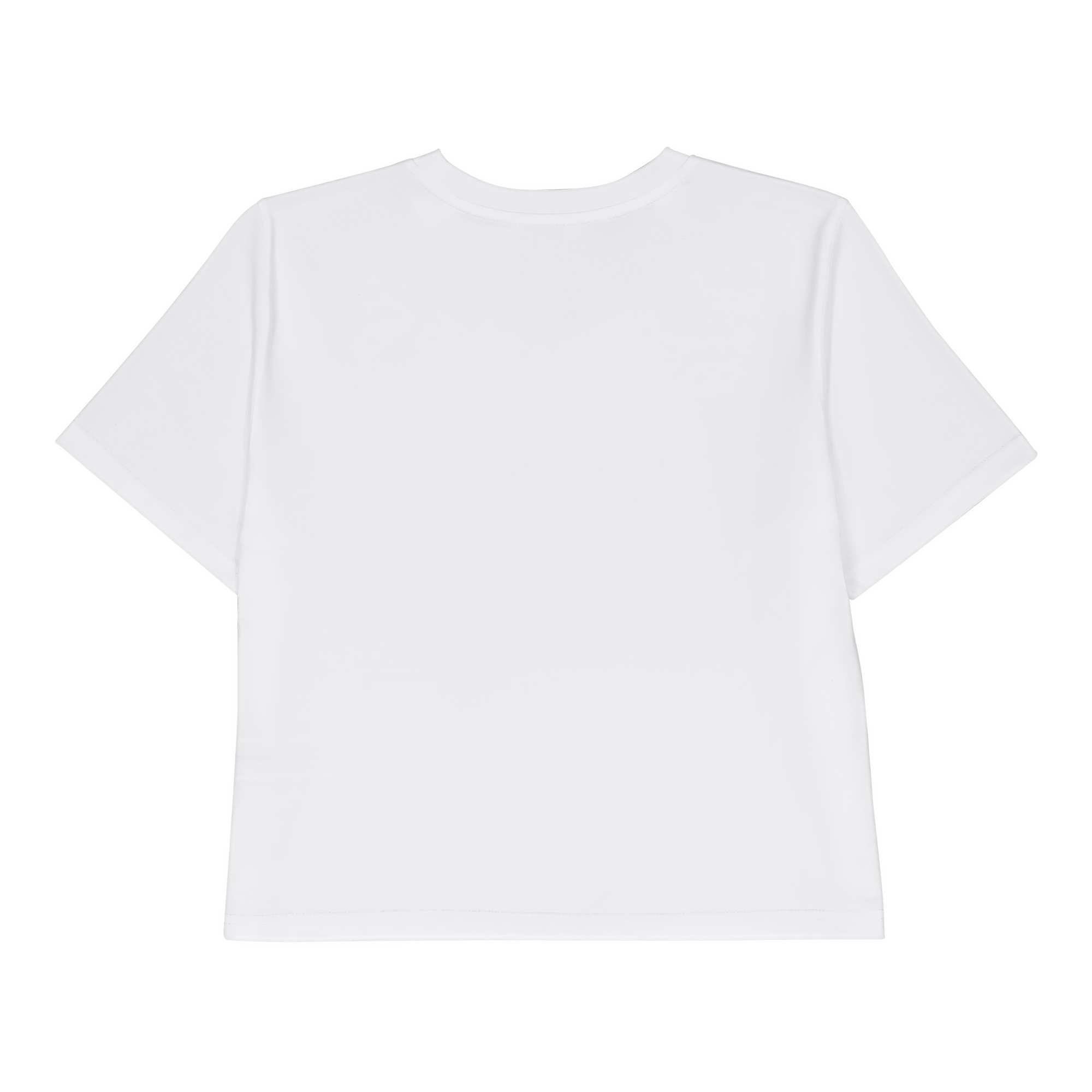 THERESA WHITE REGULAR T-SHIRT WITH CHAIN CHARM