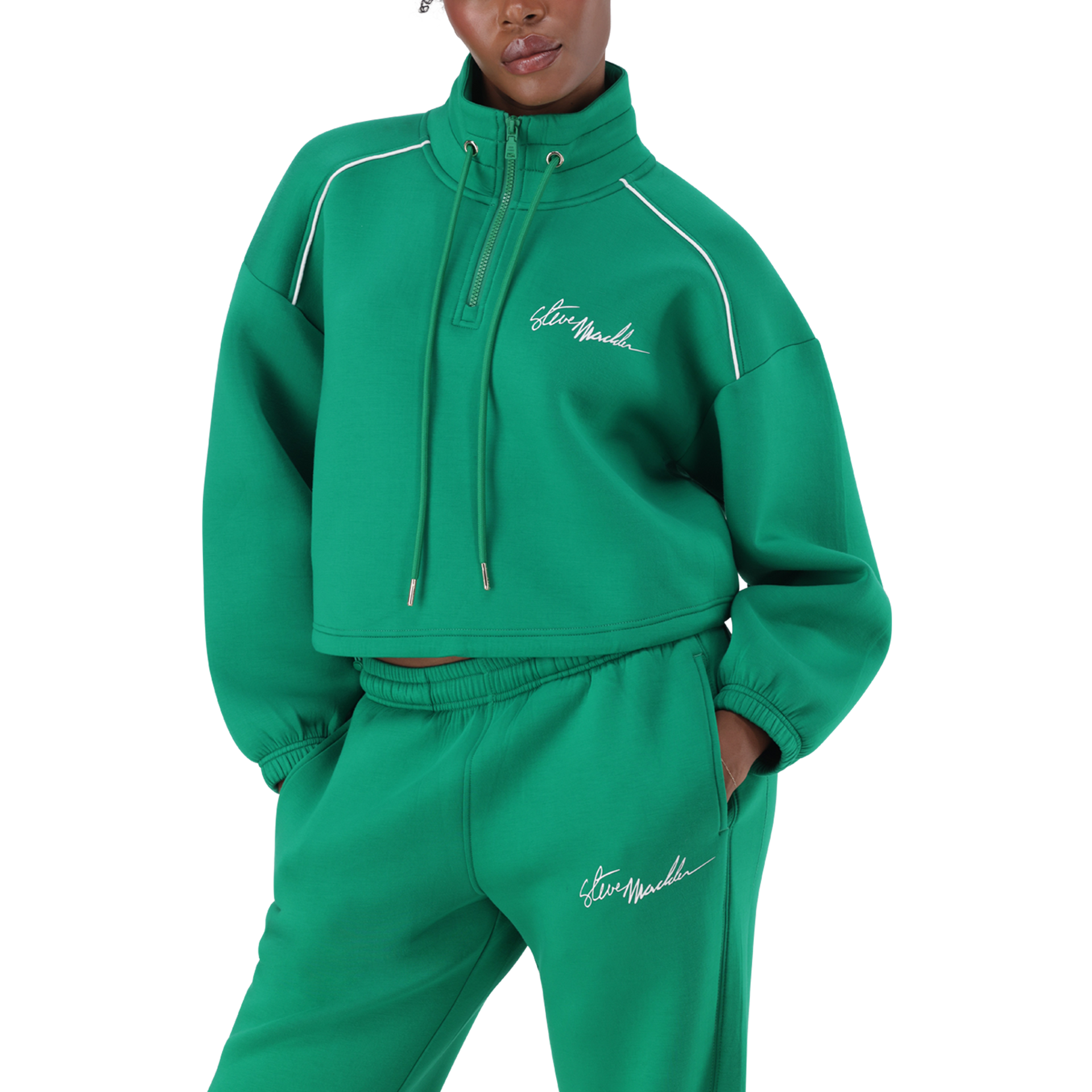 NORA EMERALD 1/4 ZIP SCUBA SWEAT – Steve Madden South Africa