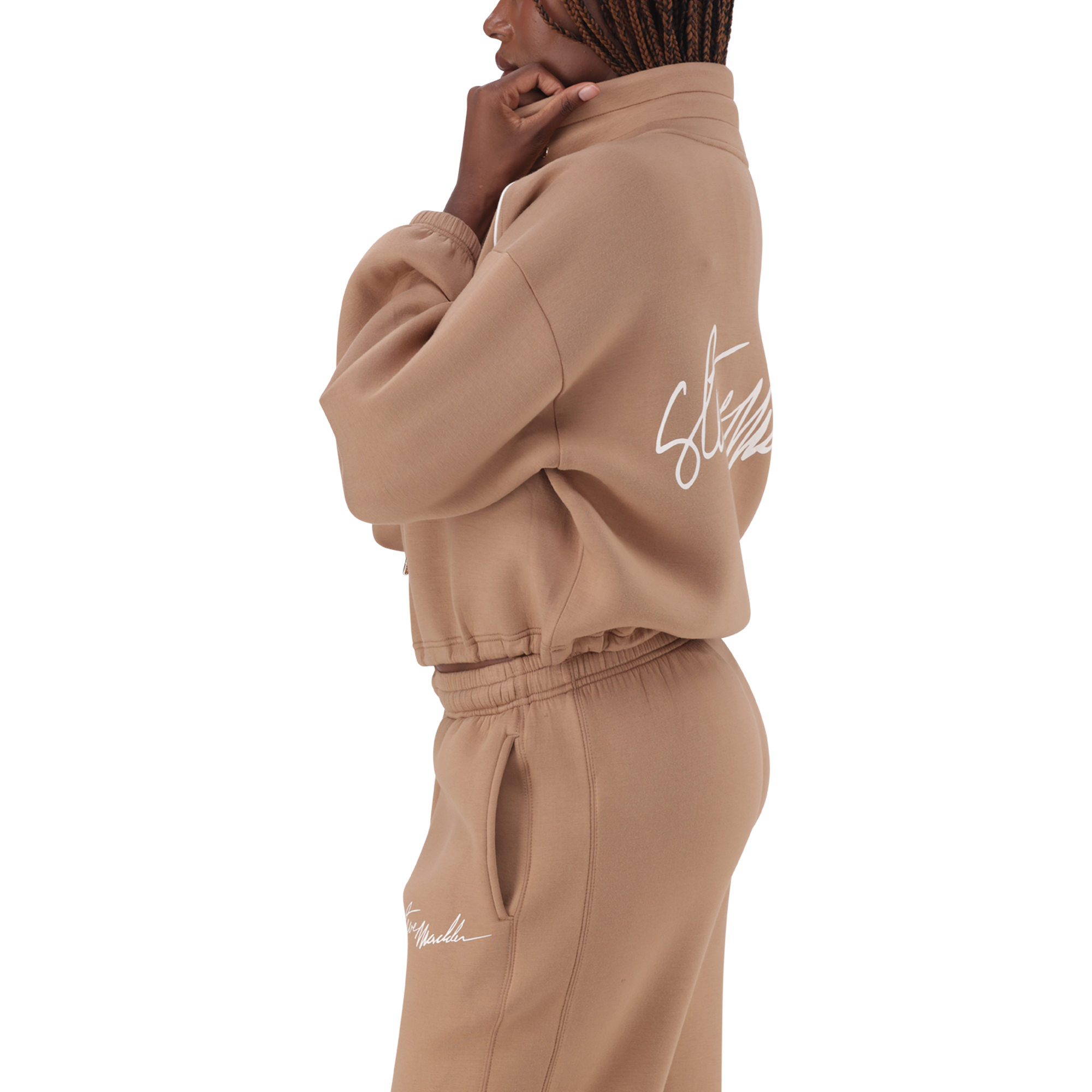NORA MID CARAMEL 1/4 ZIP SCUBA SWEAT - view 5