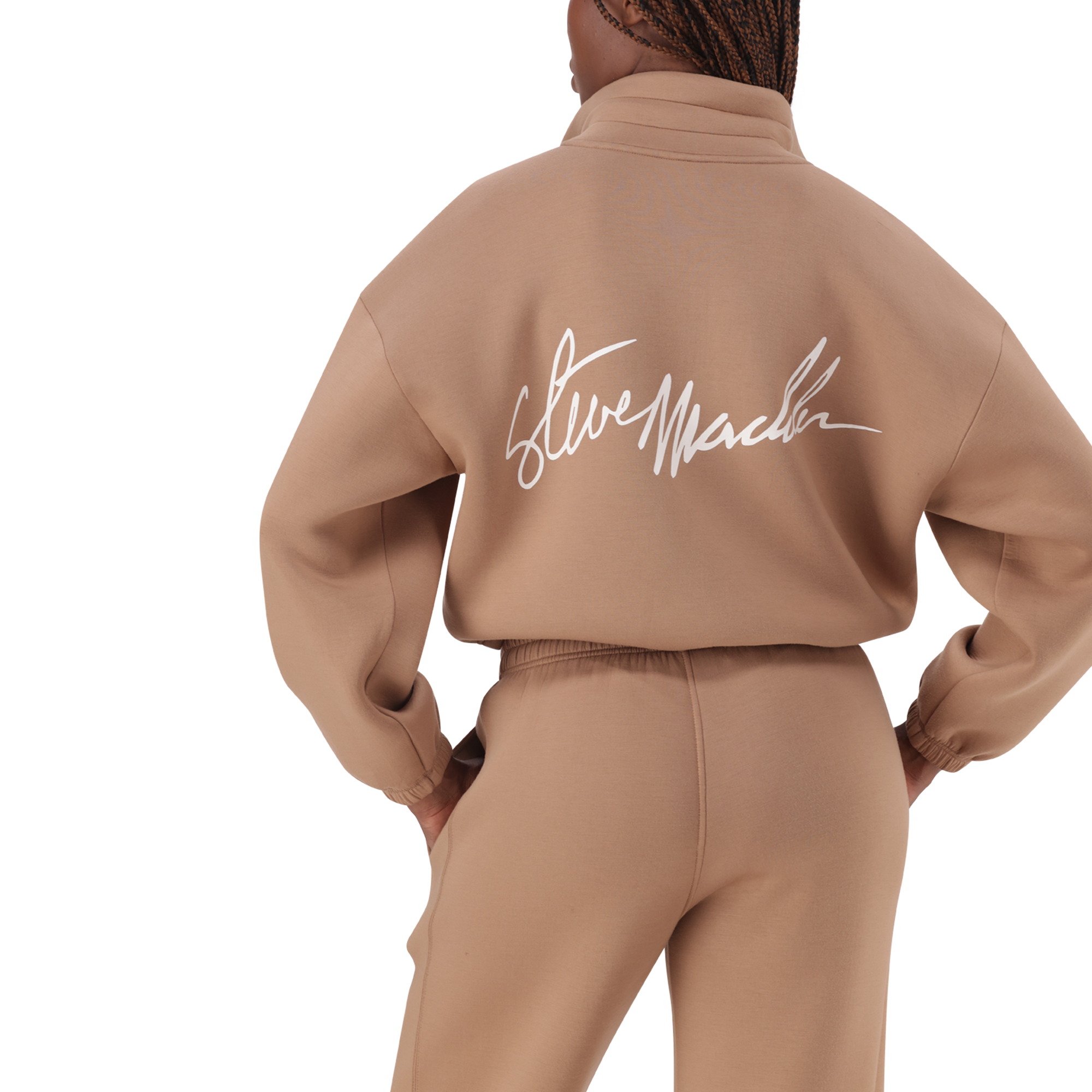 NORA MID CARAMEL 1/4 ZIP SCUBA SWEAT - view 7