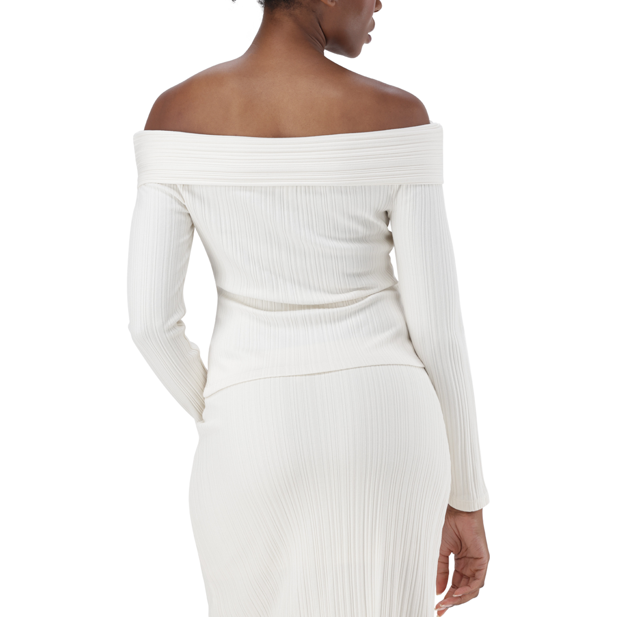 DAISY CREAM OFF THE SHOULDER MODAL TOP - view 5