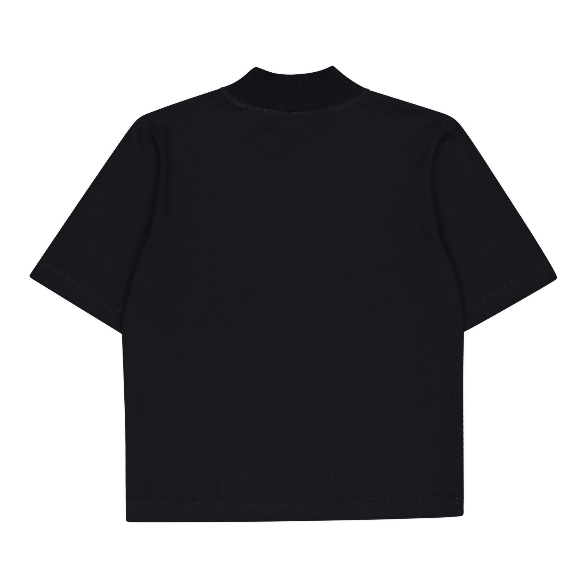 KELLY BLACK HIGH NECK T-SHIRT - view 9