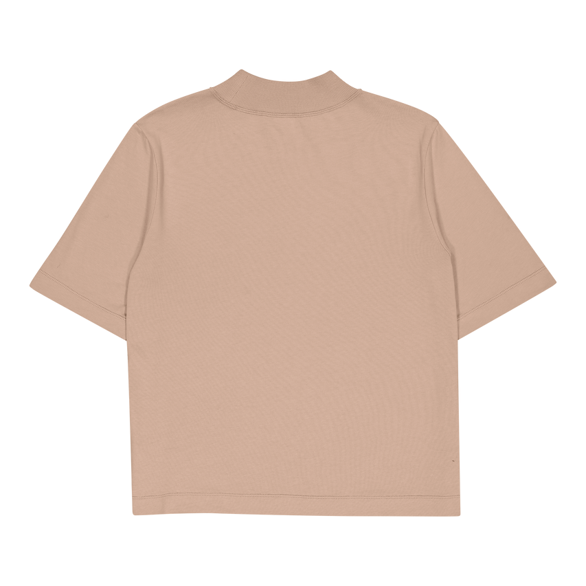 KELLY CARAMEL HIGH NECK T-SHIRT - view 5