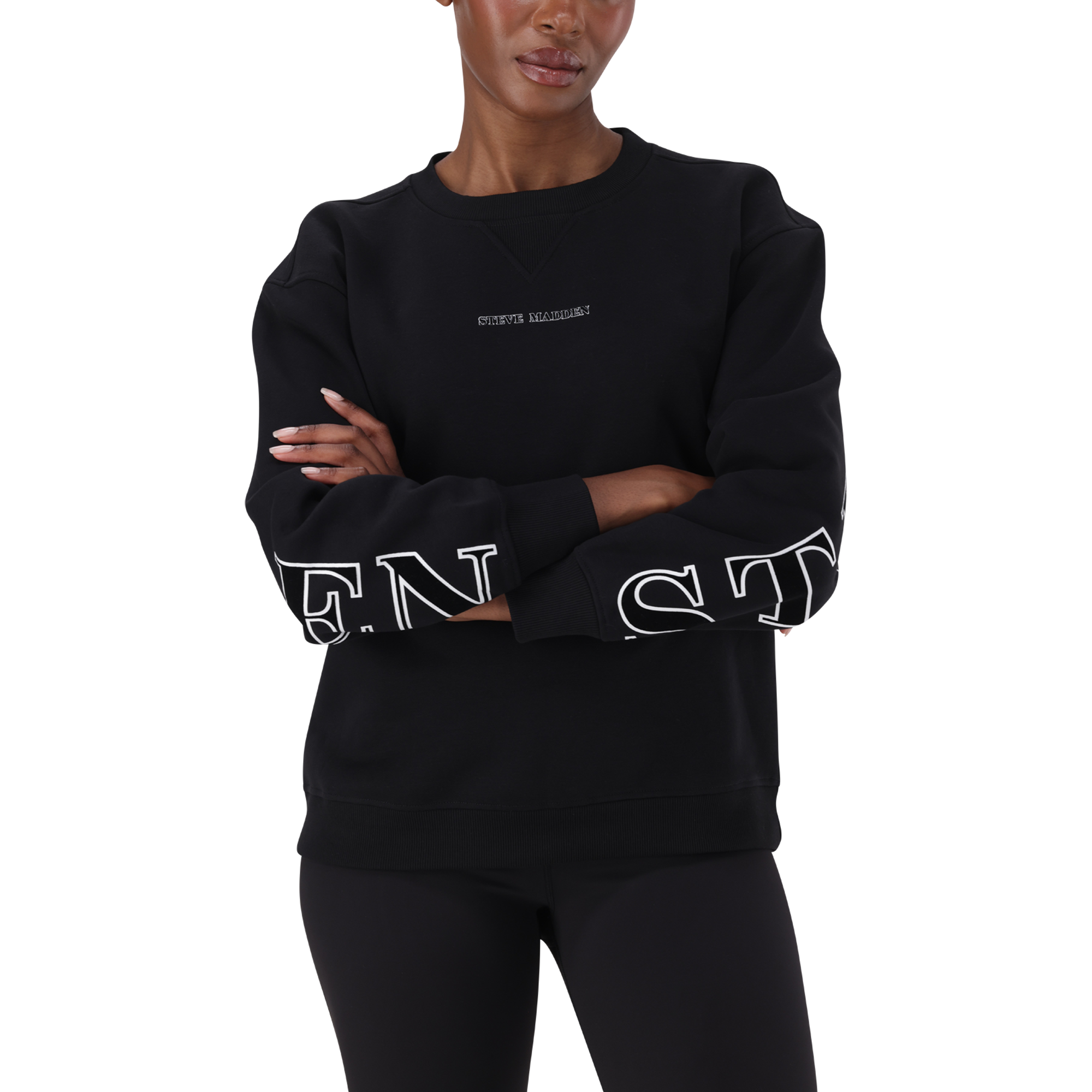 CHERYL BLACK REGULAR CREW NECK SWEAT - view 4