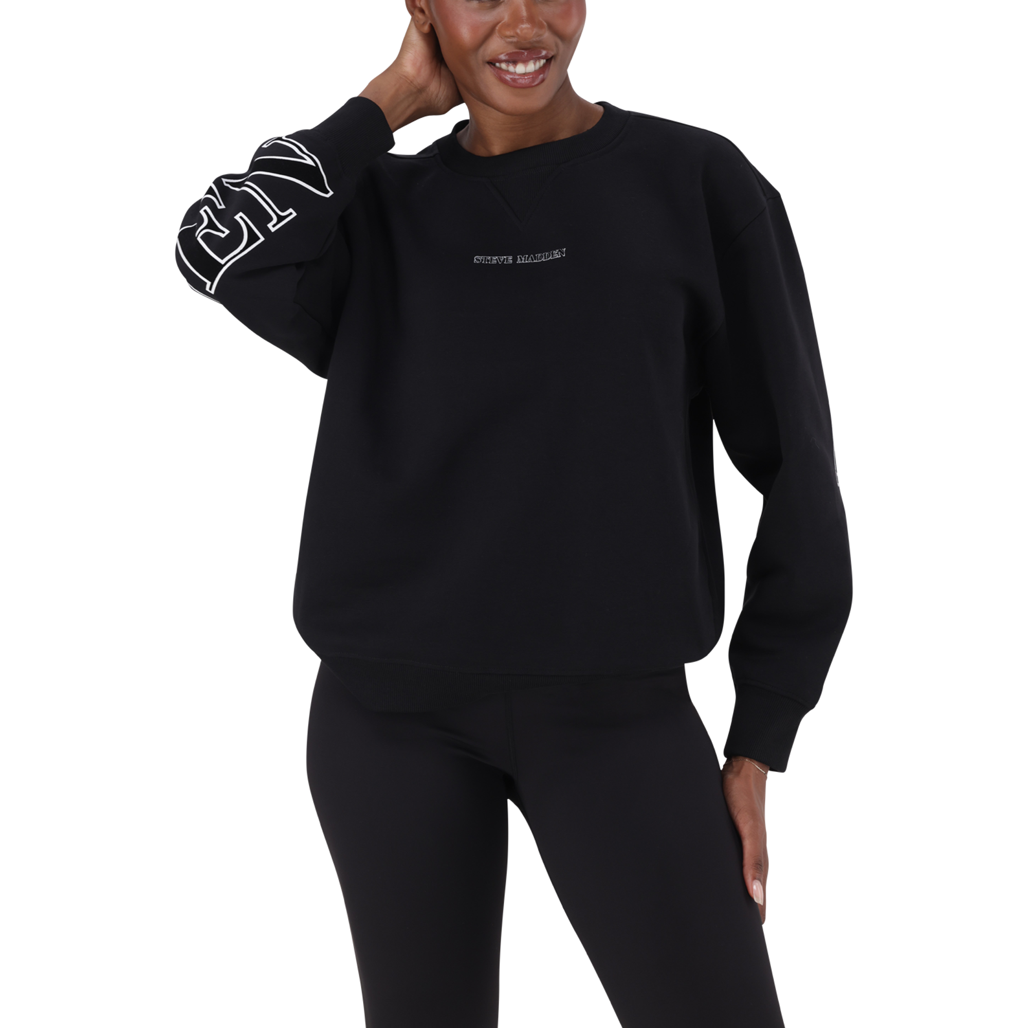 CHERYL BLACK REGULAR CREW NECK SWEAT - view 3